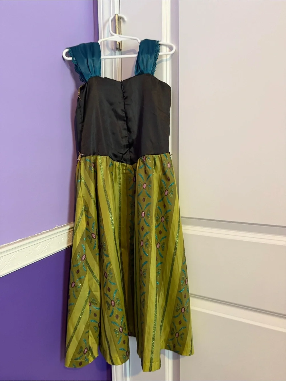 Kids Green and Teal Princess Theater Costume Dress